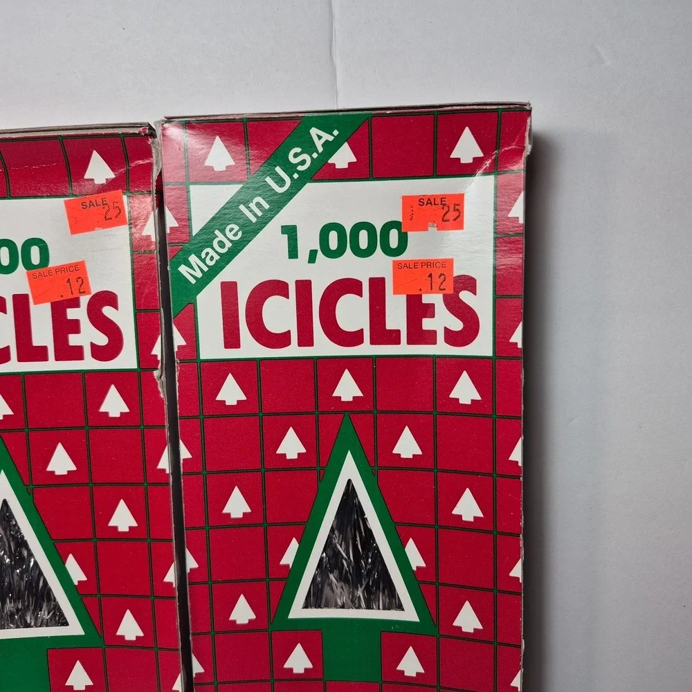 Vintage Rauch Christmas Icicle Tinsel 1000 Strands 18 inch Lead Free New USA